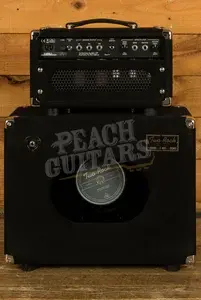 Two-Rock Studio Overdrive Head & 1x12 Head - Black Suede with Pinstripe Grill