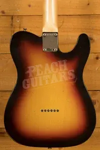 Fender Custom Shop 60 Tele Left-Handed - Journeyman Relic 3-Tone Sunburst
