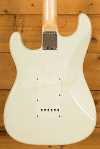 Fender Custom Shop 61 Strat Journeyman Relic - Aged Olympic White