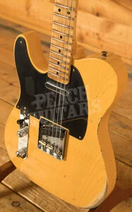Fender Custom Shop 52 Tele Left-Handed - Relic Butterscotch Blonde