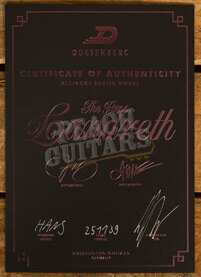 Duesenberg Alliance Series Bros. Landreth Joey's Guitar - Catalina Sunset Rose *Signed*