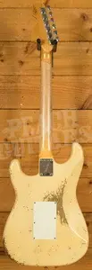 Fender Custom Shop 69 HSS Floyd Rose Strat - Heavy Relic Aged Vintage White