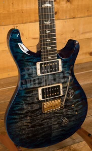 PRS Custom 24 Flame Maple Neck 10 Top Pattern Thin Ebony Custom Colour