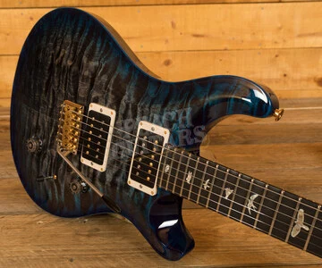 PRS Custom 24 Flame Maple Neck 10 Top Pattern Thin Ebony Custom Colour