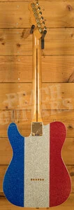 Fender Buck Owens Telecaster - Maple - Red Silver & Blue Sparkle