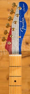 Fender Buck Owens Telecaster - Maple - Red Silver & Blue Sparkle
