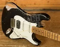 Fender Custom Shop 57 HSS Strat - Heavy Relic Black