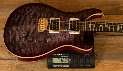 PRS Custom 24 Flame Maple Neck 10 Top Pattern Thin Ebony Custom Colour