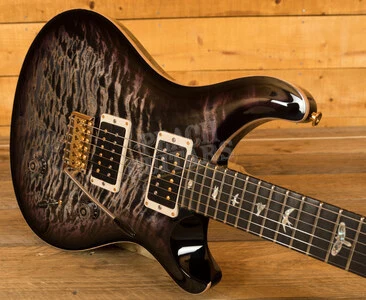 PRS Custom 24 Flame Maple Neck 10 Top Pattern Thin Ebony Custom Colour