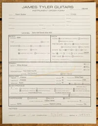 James Tyler Guitars Dann Huff Studio Elite HDX - White Shmear