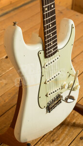 Fender Custom Shop LTD 62/63 Strat Journeyman Relic: Aged Olympic White Used