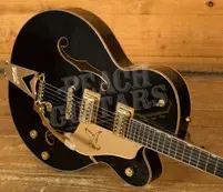 Gretsch Synchromatic Falcon Hollow Body Single-Cut with Bigsby - Ebony - Black