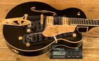 Gretsch Synchromatic Falcon Hollow Body Single-Cut with Bigsby - Ebony - Black
