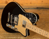 Reverend Bolt-On Series | Charger HB - Midnight Black - Roasted Maple