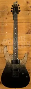 Schecter C-1 Standard - Rosewood - Back Fade Burst Burl