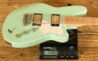 Reverend Bolt-On Series | Descent W Baritone - Oceanside Green - Roasted Maple