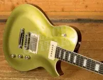 Reverend Roundhouse H90 - Ebony - Metallic Limeade