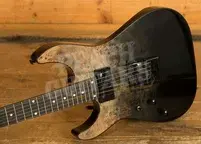 Schecter C-1 Standard - Roasted Maple - Black Fade Burst Burl - Left-Handed