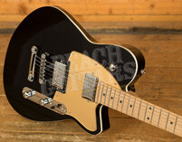 Reverend Bolt-On Series | Charger HB - Midnight Black - Roasted Maple