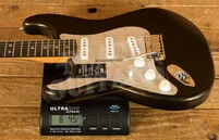 Fender American Ultra II Stratocaster Left-Handed - Ebony - Texas Tea