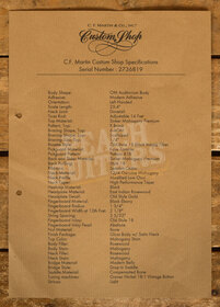 Martin Custom Shop | OM Sinker Mahogany Left Handed *Used*