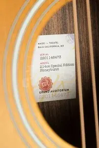 Taylor 214ce Special Edition Honeyburst