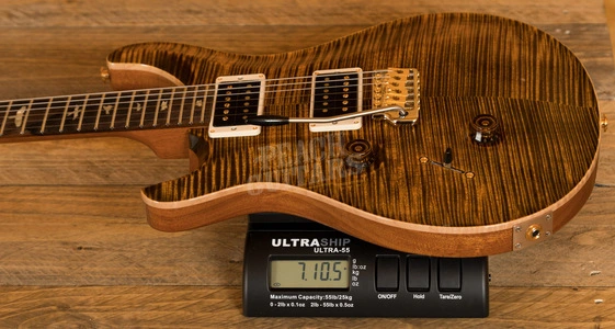 PRS Wood Library Custom 24 Yellow Tiger Ziricote FB Left Handed