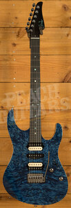 Suhr Custom Modern Handpicked | Trans Whale Blue - Waterfall Burl