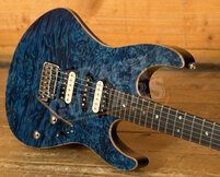 Suhr Custom Modern Handpicked | Trans Whale Blue - Waterfall Burl