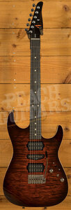 Tom Anderson Drop Top | Burnished Orange Burst w/Binding 