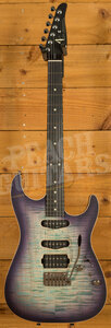 Tom Anderson Drop Top | Satin Natural Bora to Purple Burst w/Binding