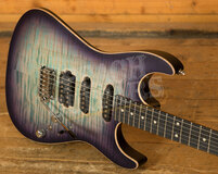 Tom Anderson Drop Top | Satin Natural Bora to Purple Burst w/Binding