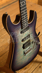 Tom Anderson Drop Top | Satin Natural Bora to Purple Burst w/Binding