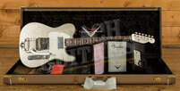 Fender Custom Shop Limited CuNiFe Tele Custom | Journeyman Relic Aged Silver Sparkle