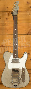 Fender Custom Shop Limited CuNiFe Tele Custom | Journeyman Relic Aged Silver Sparkle