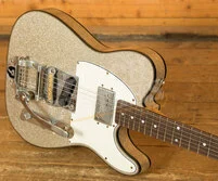 Fender Custom Shop Limited CuNiFe Tele Custom - Journeyman Relic Aged Silver Sparkle