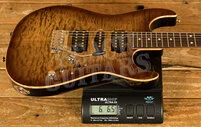 Tom Anderson Hollow Drop Top | Light Tiger Eye Burst w/Binding