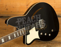 Reverend Set-Neck Series | Airwave 12-String - Midnight Black - Rosewood - Left-Handed