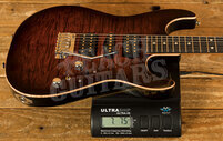 Tom Anderson Drop Top | Burnished Orange Burst w/Binding 