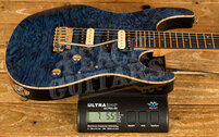 Suhr Custom Modern Handpicked | Trans Whale Blue - Waterfall Burl