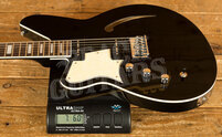 Reverend Set-Neck Series | Airwave 12-String - Midnight Black - Rosewood - Left-Handed