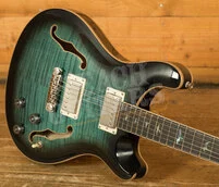 PRS SE Hollowbody II Piezo | Peacock Blue Burst
