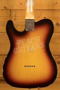Fender Custom Shop 63 Tele - Relic Chocolate 3-Tone Sunburst