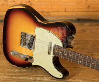 Fender Custom Shop 63 Tele | Relic Chocolate 3-Tone Sunburst