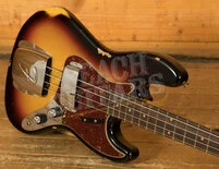 Fender Custom Shop Limited 60 Jazz Bass - Relic 3-Tone Sunburst