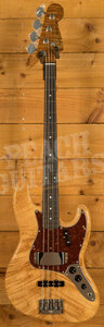 Fender Custom Shop Artisan Maple Burl Jazz Bass | Aged Natural