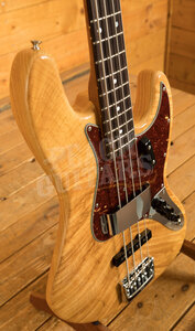 Fender Custom Shop Artisan Maple Burl Jazz Bass | Aged Natural