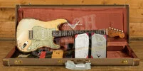 Fender Custom Shop Masterbuilt Dale Wilson 61 Strat - Heavy Relic Aged Olympic White