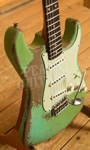 Fender Custom Shop Masterbuilt Dale Wilson 61 Strat - Heavy Relic Seafoam Green