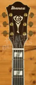Ibanez LGB30 George Benson Hollow Body - Ebony - Vintage Yellow Sunburst